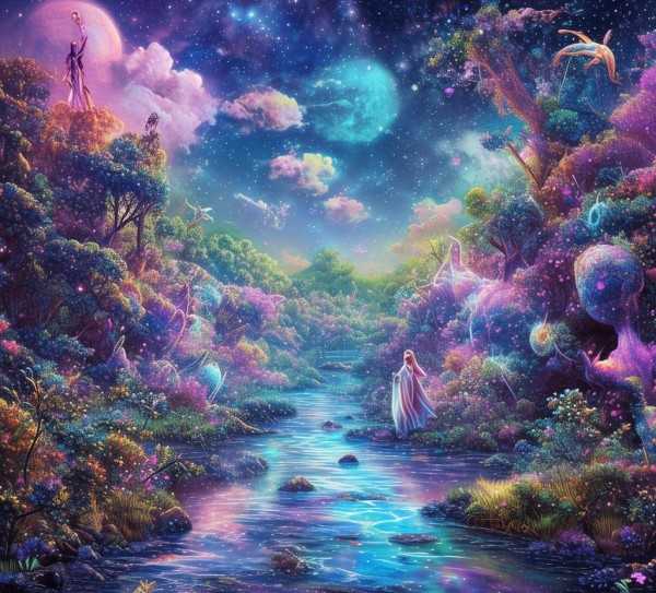 现实交织奇幻，歌词中的双重世界